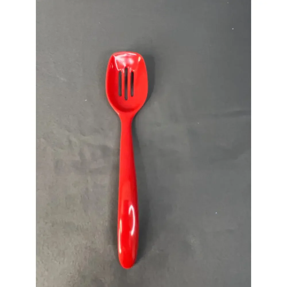 Vintage Hutzler No 516 Slotted Spoons Red Yellow Set of 4 7